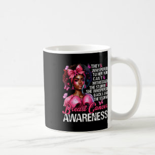 Caneca De Café Cancer Guerreiro, sou a tempestade Forte Mulheres