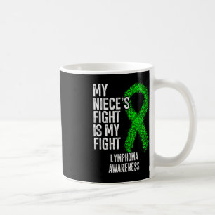 Caneca De Café Cancer Sanguíneo A Luta da Minha sobrinha é o meu