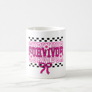 Caneca De Café Cancer Survivor Breast Cancer Pink