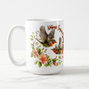 Caneca De Café Canções da Natureza e Blossom da Beleza"