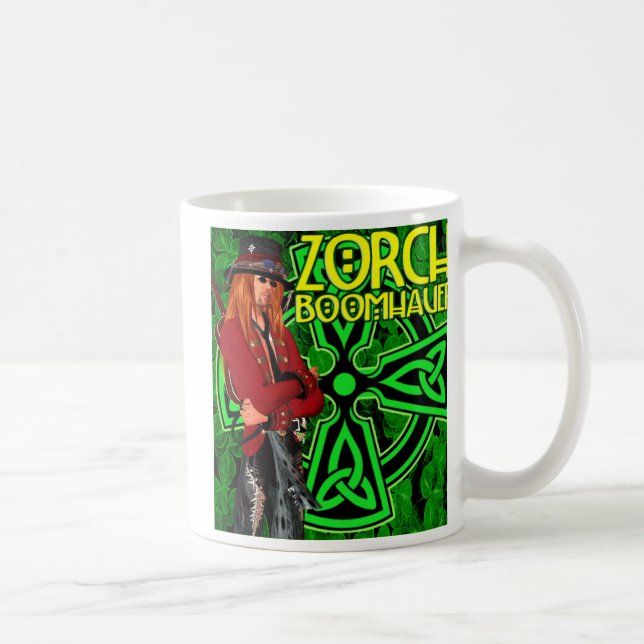 Caneca De Café Canções na chave do copo de café verde (Direita)