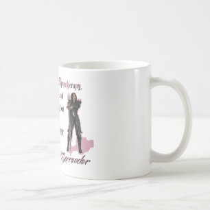 Caneca De Café Cancro da mama - eu nunca render-me-ei