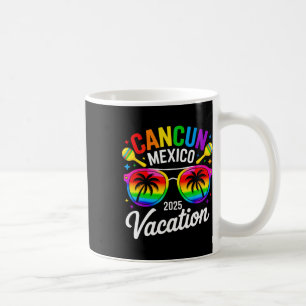 Caneca De Café Cancun México 2025 Férias Viagem Viagem Praia Verã