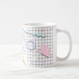 Caneca De Café Candi Pastel Geo Impressão Mug