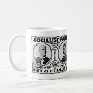 Caneca De Café Candidatos 1912 do Partido socialista