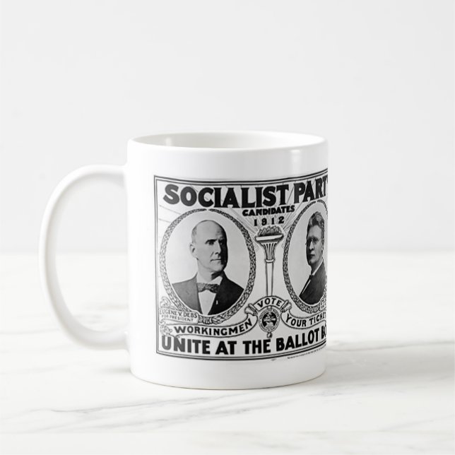 Caneca De Café Candidatos 1912 do Partido socialista (Esquerda)