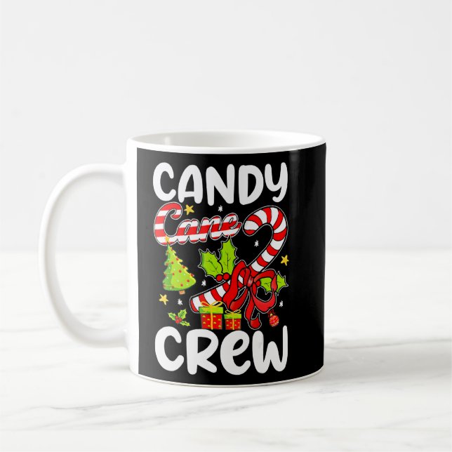 Caneca De Café Candy Cane Crew Natal Kids Meninas X (Esquerda)