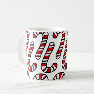 Caneca De Café Candy Canes
