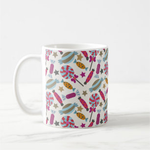 Caneca De Café Candy pattern Lollies pattern lollipop 45