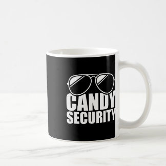 Caneca De Café Candy Security Engraçado Fácil Adulto de Figurino
