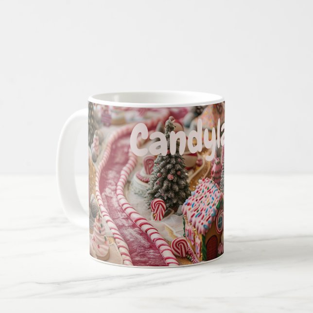 Caneca De Café Candyland (Frente Esquerda)