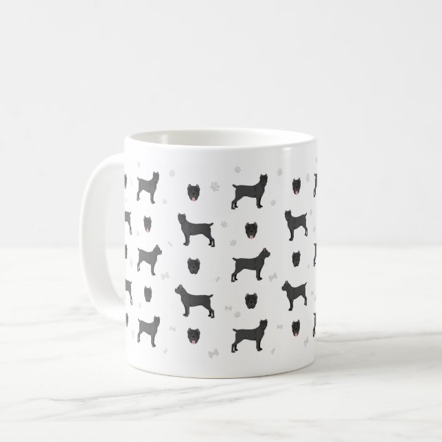 Caneca De Café Cane Corso, cão Mastim Italiano (Frente Esquerda)