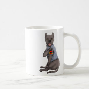 Caneca De Café Cane Corso Eu Amo Mamãe Tatuagem Camiseta de cão E