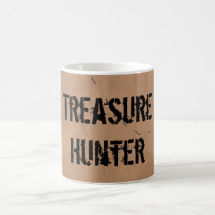 Caneca De Café Caneca: Caçador de Tesouros. MDetecção e Geocachin
