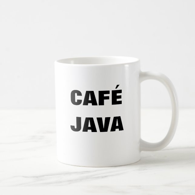 Caneca De Café caneca CAFÉ JAVA (Direita)