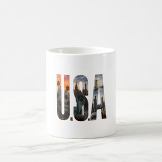 Caneca De Café Caneca Clássica, Caneca da Bandeira dos EUA – Café