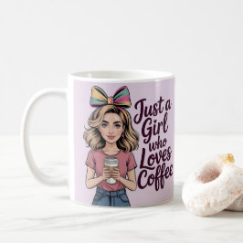 Caneca De Café Caneca Clássica Só Uma Garota Que Ama Café