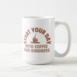 Caneca De Café Caneca Comece o Seu Dia com Café e Bondade
