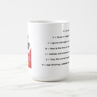 Caneca De Café "Caneca "Como Terminar Tudo o Que Você Começa"
