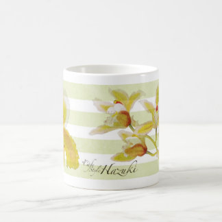 Caneca De Café caneca da orquídea com hazuki logo2 do café