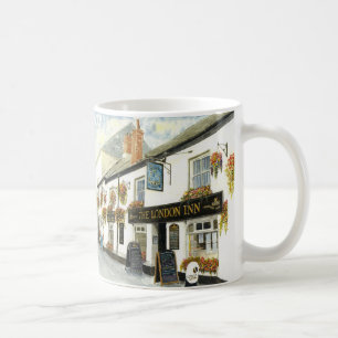 Caneca De Café "Caneca da pensão de Londres (Padstow)"