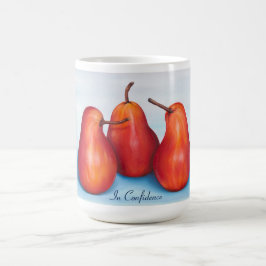Caneca De Café "Caneca da pera na confiança"