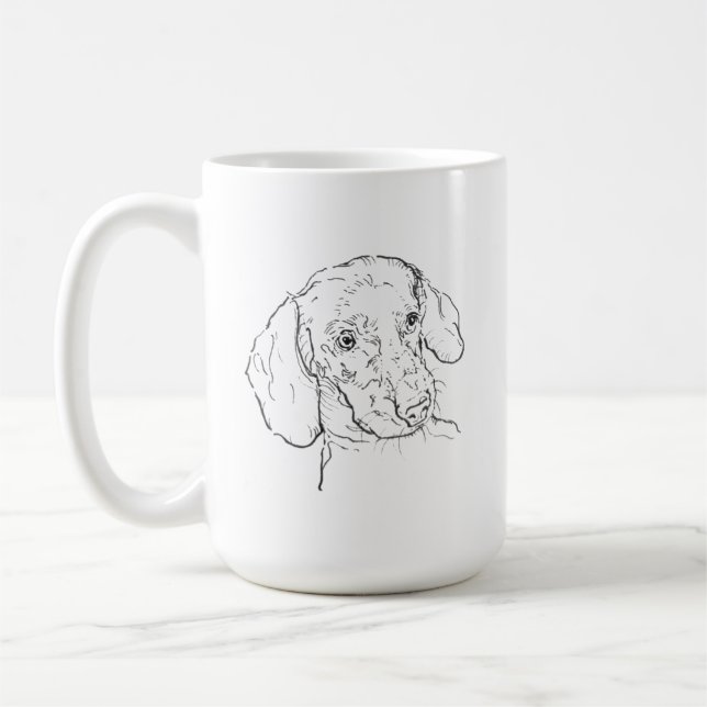 Caneca De Café Caneca Dachshund – Café Cachorro Salsicha, Cachorr (Esquerda)