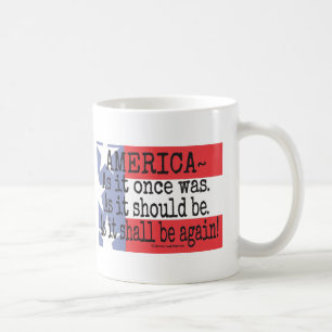 Caneca De Café "Caneca de café de um brinde americano"