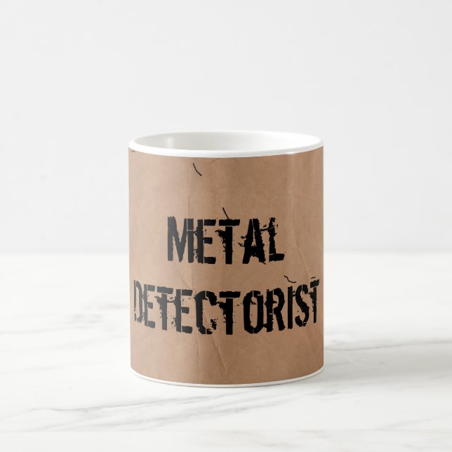 Caneca De Café Caneca: Detector de Metais (Mapa do Tesouro) (Centro)