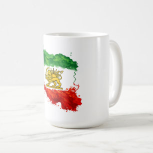 Caneca De Café Caneca do Leão e Sol do Irã Café persa Shir o Kh