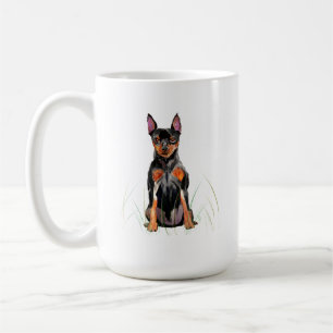 Caneca De Café Caneca do Pinscher Miniatura, Café do Cão Min Pin