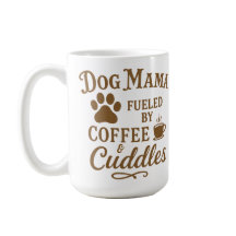 Caneca Dog Mama - Energizada por Café & Abraços -