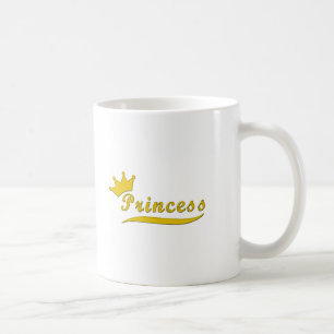 Caneca De Café Caneca Dourado da princesa café