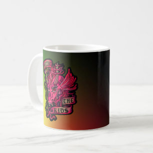 Caneca De Café Caneca Dragão Proteja as Crianças, Café Dragão Fan