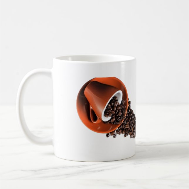 Caneca De Café Caneca Eu amo café - presente engraçado (Esquerda)