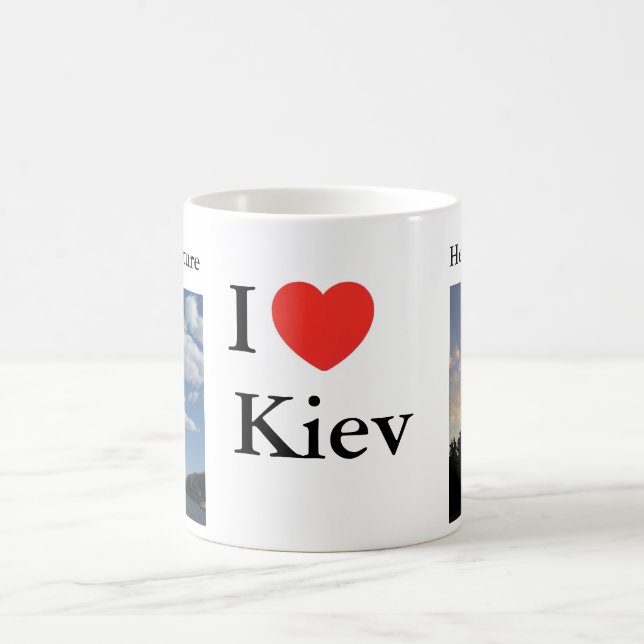 Caneca De Café Caneca. Eu amo Kiev. Ucrânia (Centro)