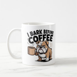 Caneca De Café Caneca Eu Late Antes do Café - Desenho Animado Div