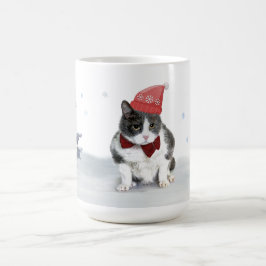 Caneca De Café Caneca: Felix, o gatinho, em janeiro