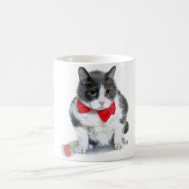 Caneca De Café Caneca:  Felix, o gato, em fevereiro