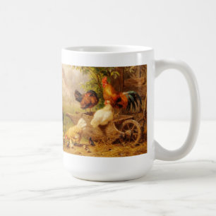 Caneca De Café Caneca-Galinhas, galos, pintinhos