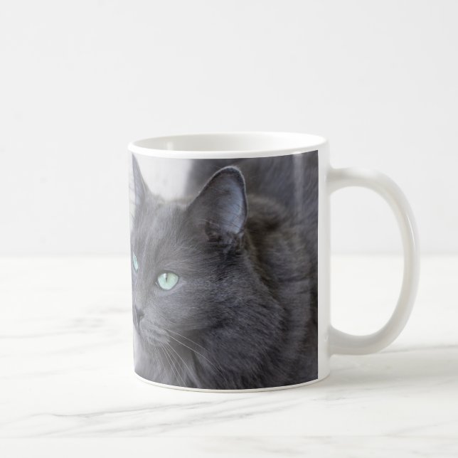 Caneca De Café caneca-gato-cinza (Direita)