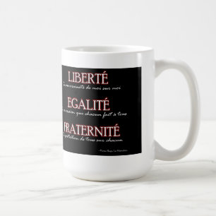 Caneca De Café Caneca: Liberdade, igualdade, fraternidade