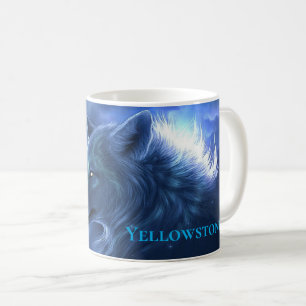 Caneca De Café Caneca-Lobo de Yellowstone