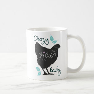 Caneca De Café Caneca louca da senhora café da galinha