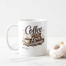 Caneca Meu Idioma é Café