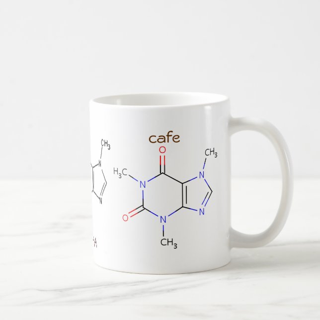 Caneca De Café Caneca molecular do Mocha do café (Direita)