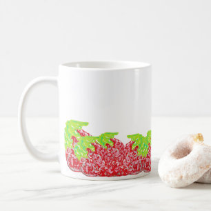 Caneca De Café Caneca: Morangos