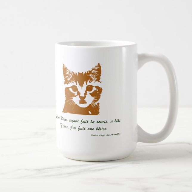 Caneca De Café Caneca: O gato (Direita)
