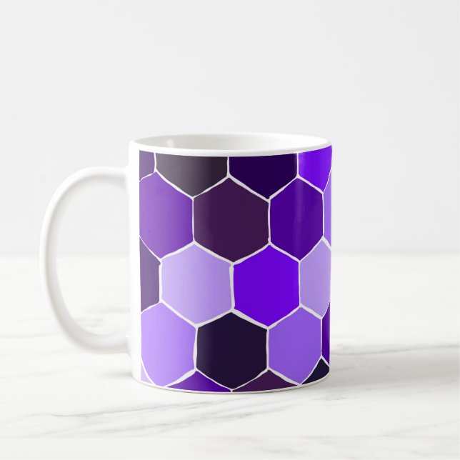 Caneca De Café Caneca-padrão-púrpura (Esquerda)