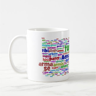 Caneca De Café caneca: palavras principais do aeneid 300